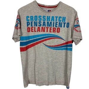 Crosshatch Next Generation T Shirt L Gray British Streetwear Forward Thinking